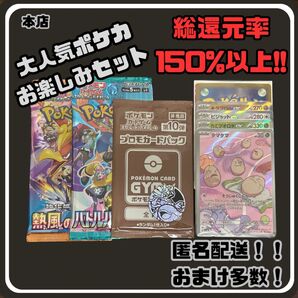 早い者勝ち 未開封パック付き 見えるポケカお楽しみセット ポケモンカード AR