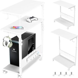 pcラック昇降式 ゲーミングpc ワゴン パソコンラック キャスター付き