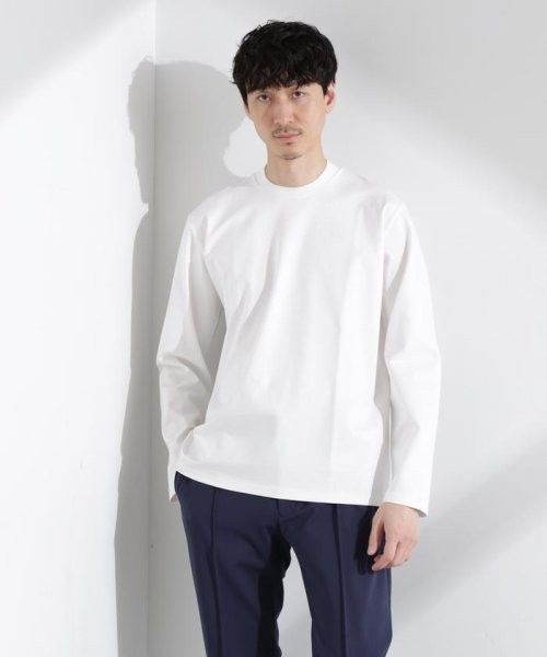 NANO universe LB04 ホワイト長袖Tシャツ サイズL
