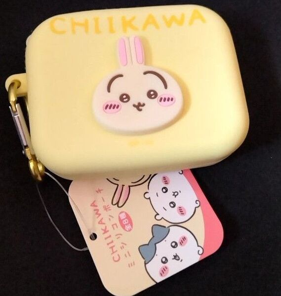 新品未使用 ちいかわ ミニシリコンポーチ うさぎ