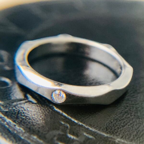ブルガリ BVLGARI 48 インフィニート ウェディング バンド ダイヤモンド リング pt950 プラチナ 指輪