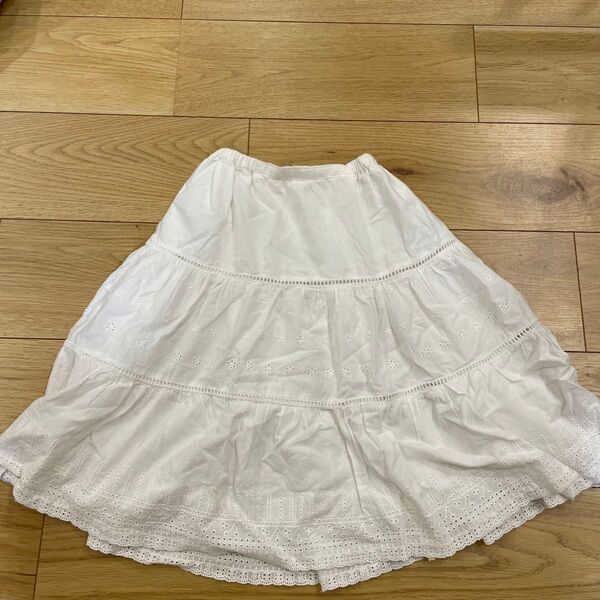 韓国子供服 レーススカート