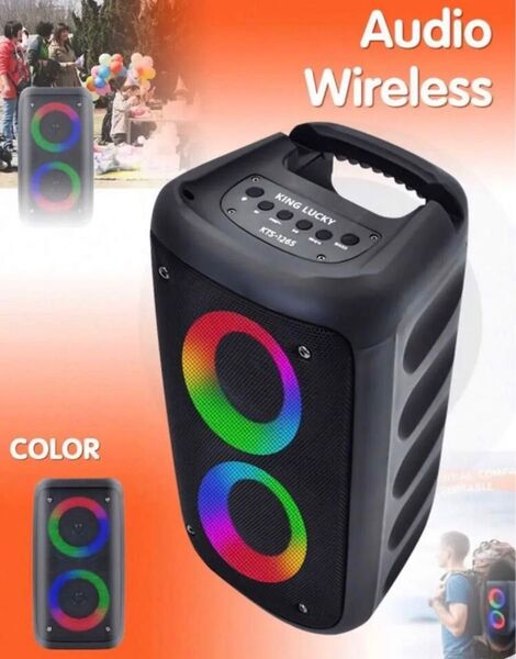 新品未開封 Bluetooth スピーカーカラオケ+ Led