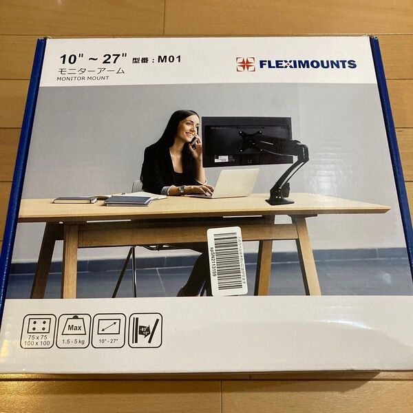 FLEXIMOUNTS モニターアーム M01 10~27インチ対応