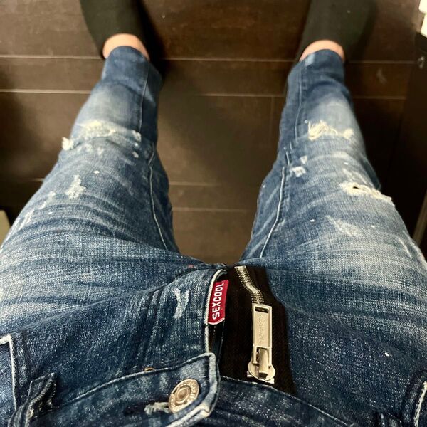 DSQUARED2 ディースクエアード デニム フロントジップ SEX COOL ジーンズ