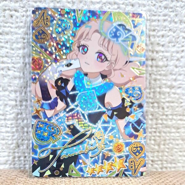 ひみつのアイプリ カルテットスターバズリウムスペード タマキ サイン