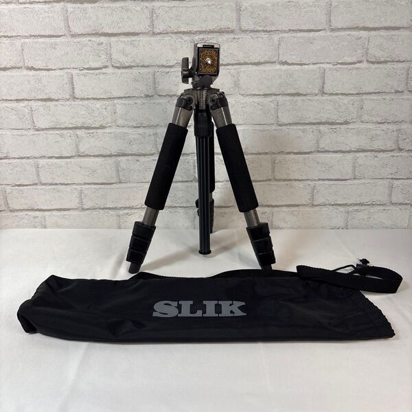SLIK スリック SPRINT MINI III N 三脚 SBH-100 DQ 雲台付き ケース付き セット