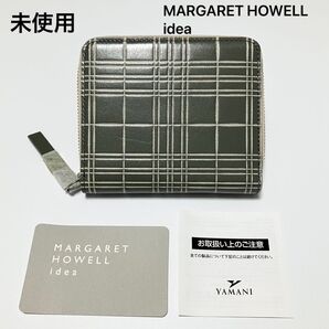 Z555 未使用 マーガレットハウエル 折り財布 財布 二つ折り財布 レディース メンズ 本革 レザー 牛革 MHLW2BS1