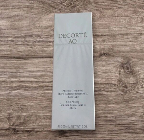 コーセー コスメデコルテ AQ アブソリュート エマルジョン マイクロラディアンス 200mL 乳液 ミルク II リッチタイプ