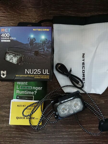 開封済 最新モデル NITECORE NU25 MCT UL ヘッドライト ヘッドライト ヘッドランプ