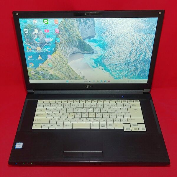 FUJITSU LIFEBOOK A579/B 大容量メモリ 16GB 高速SSD 256GB 初期設定済みですぐ使える!