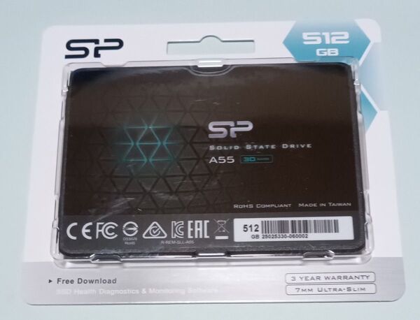 ★新品シリコンパワー 内蔵SSD 512GB 2.5インチSP512GBSS3A55S25★