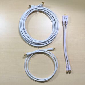 アンテナケーブル 5m 延長ケーブル 1m 分波器 4K8K対応