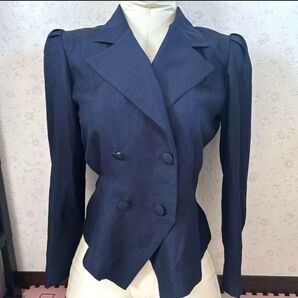 p Putimall プチモール プチマール グレード 軽い 薄手 カジュアル トップス ネイビー ジャケット