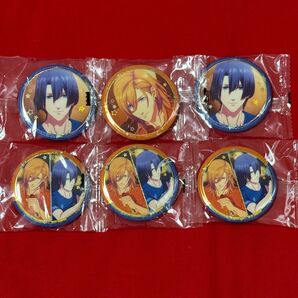 うたプリ 缶バッジ 6点セット ★ 聖川真斗 神宮寺レン ★ ガチャ ガシャポン 御曹司組
