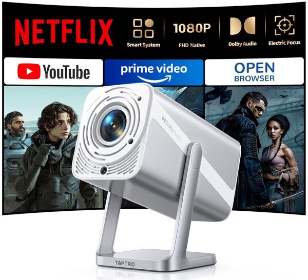 プロジェクター 家庭用750ASNI 高輝度 プロジェクター 4K WiFi