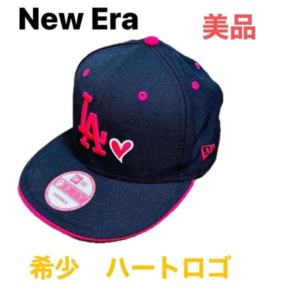 New Era LA ロゴ ハート刺繍 9FIFTY 大谷翔平 ロサンゼルス ニューエラ キャップ 帽子 MLB