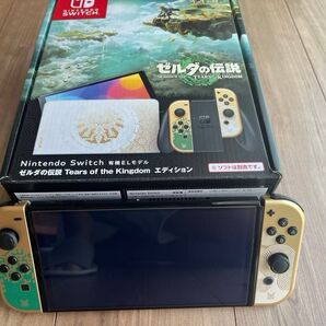 美品★早い者勝ち★Nintendo Switch有機ELゼルダの伝説 Tears of the Kingdomエディションスイッチ
