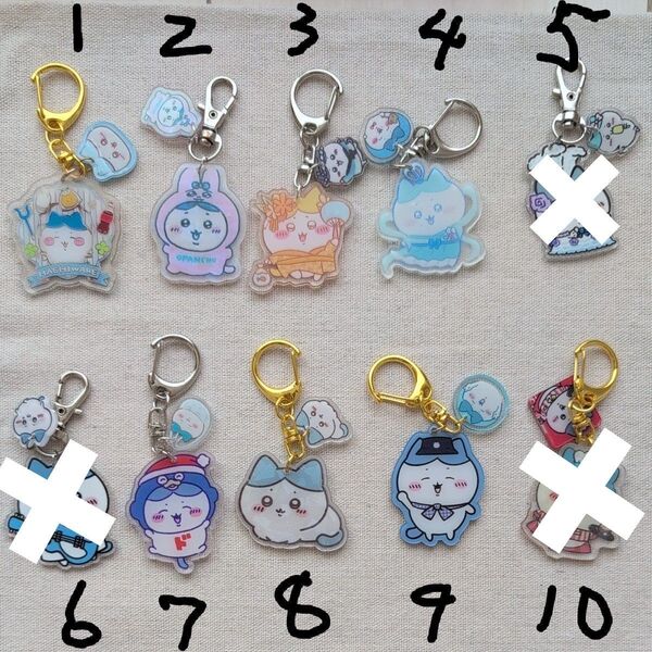 ちいかわ ハチワレ アクリルキーホルダーセール②