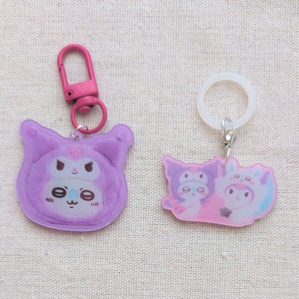 ちいかわ クロミモモンガ アクリルキーホルダー+アンブレラマーカー