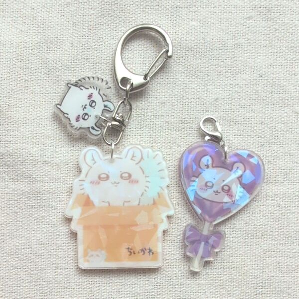 ちいかわ モモンガ アクリルキーホルダー+チャーム