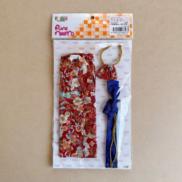 アゾン ピュアニーモ M PNM 着物set 〜桜花可憐〜 紅色