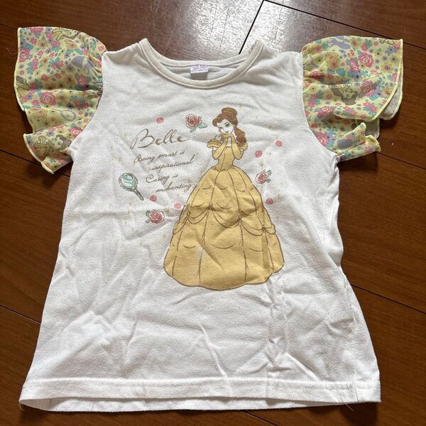 110 ディズニープリンセス ベル 女の子 Tシャツ