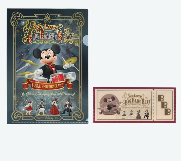 ディズニー ビッグバンドビート クリアホルダー チケットケース