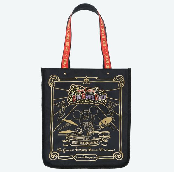 トートバッグ ビッグバンドビート ミッキー ミニー 新品タグ付き