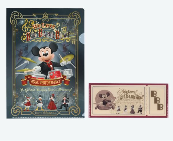 ディズニー ビッグバンドビート クリアホルダー チケットケース
