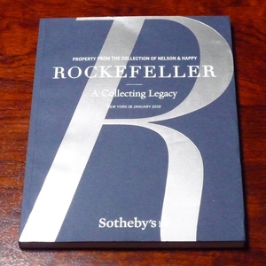 【オークションカタログ？】『ROCKEFELLER A Collecting Legacy New York 18 January 2019』 (洋書・2019年)