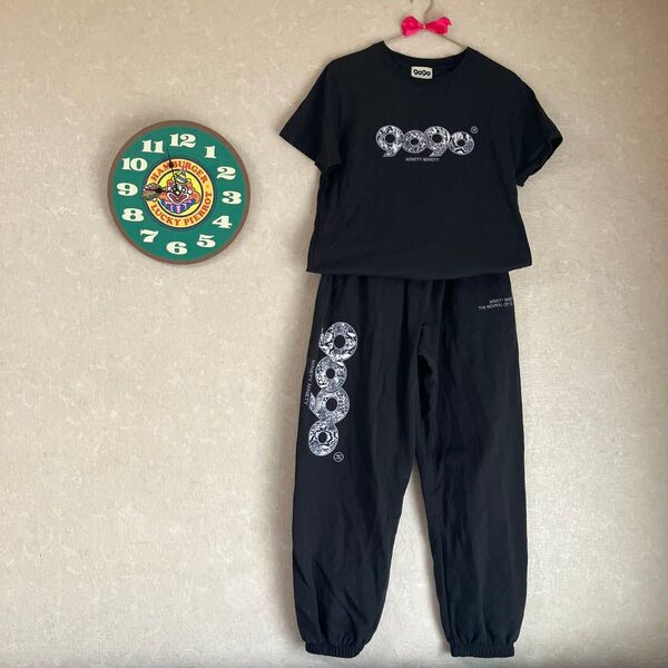 9090 LogoLightsweatTee Pants CharcoalPython上Sサイズ 下Sサイズ