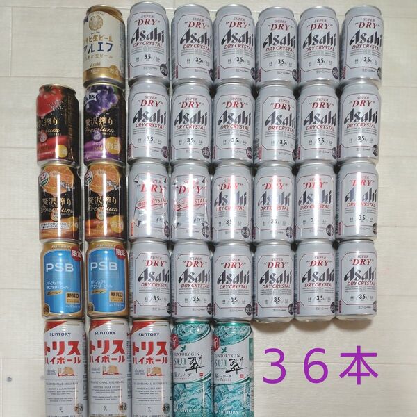 ★7月10日まで★新品 ビール チューハイなど 36本セット