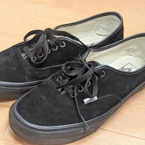 VANS AUTHENTIC PIG SUEDE ブラック 26 5cm オーセンティック スエード