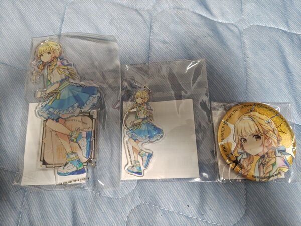 学園アイドルマスター アソビストア The 1st Period アクリルスタンド アクリルキーホルダー 缶バッジ 藤田ことね