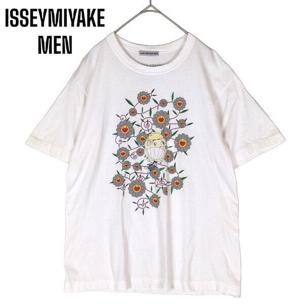激レア コラボ イッセイミヤケ メン ISSEYMIYAKE MEN 村上隆 カイカイキキ Tシャツ OVAL-KUN F