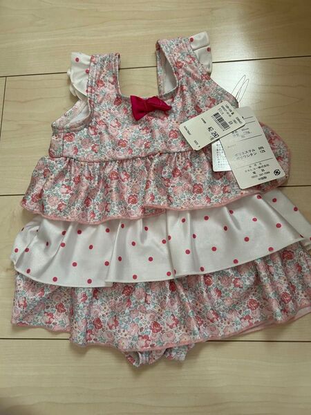 新品 女の子 水着 80cm ワンピース水着 スイムウェア