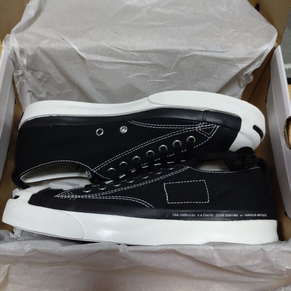 【26.5cm】FRAGMENT × VA × Converse Jack Purcell 1935 Black フラグメント