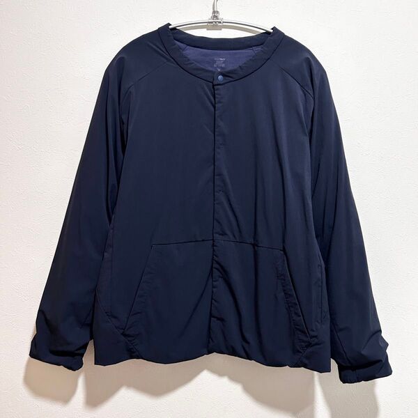 DESCENTE 中綿ジャケット メディター中綿ミドラー ブルゾン ネイビー Sサイズ メンズ