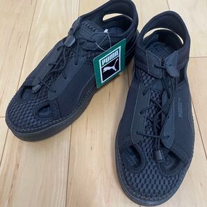 プーマPUMA プラットフォームトレースライトミュールサンダル 25㎝