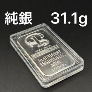 純銀 シルバー インゴット 地金 純金 バー 1オンス Mint 投資 資産 換金 古銭 Ag.999 SILVER 銀 地金