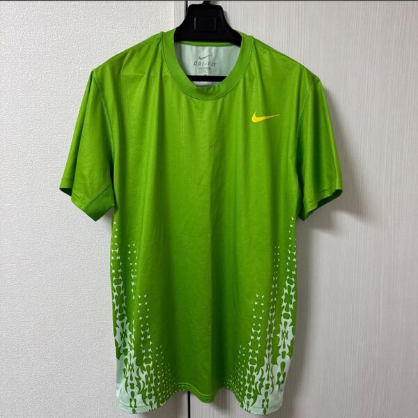 ナイキ ナダルモデル テニスウェア クルーネックシャツ US Lサイズ NIKE