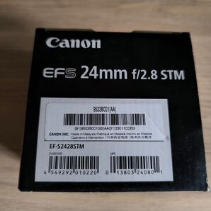 Canon EF-S24mm f/2.8 STM レンズ