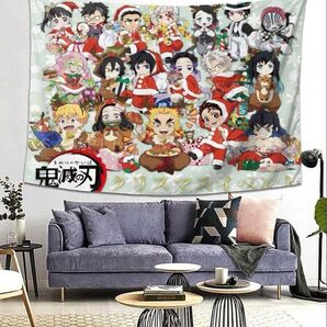 鬼滅の刃 クリスマス タペストリー