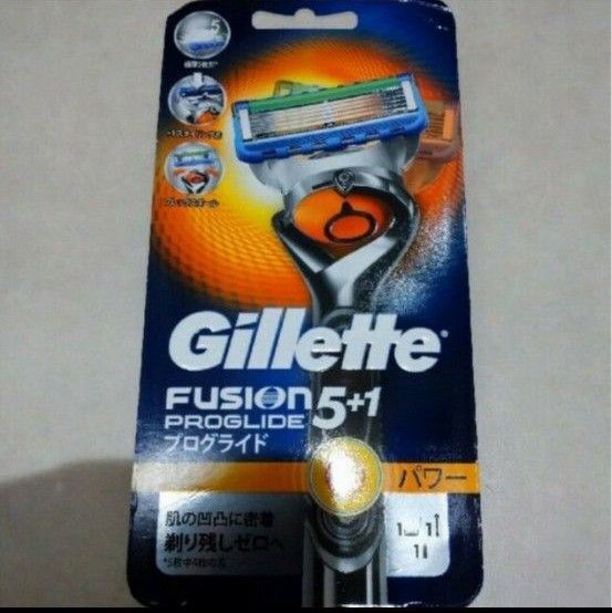ジレット フュージョン5+1 プログライド 本体 替刃 付 男性用髭剃り 男性…