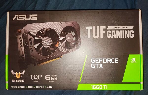 ASUS GeForce GTX 1660Ti TUF GAMING 【空箱】のみ
