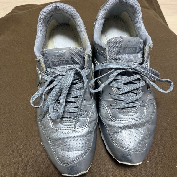 New Balance 996 シルバー スニーカー 中敷きありません