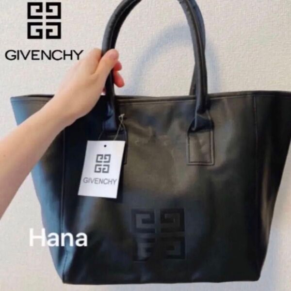 新品未使用 GIVENCHY ジバンシィ ノベルティ トートバッグ ブラック ビジネスバッグ ハンドバッグ