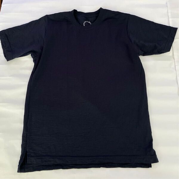 山と道 100% Merino Light crew neck ネイビー 半袖