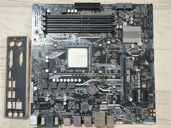 【中古】ASUS PRIME B350M-A マザーボードとCPU ryzen3 2200gセット